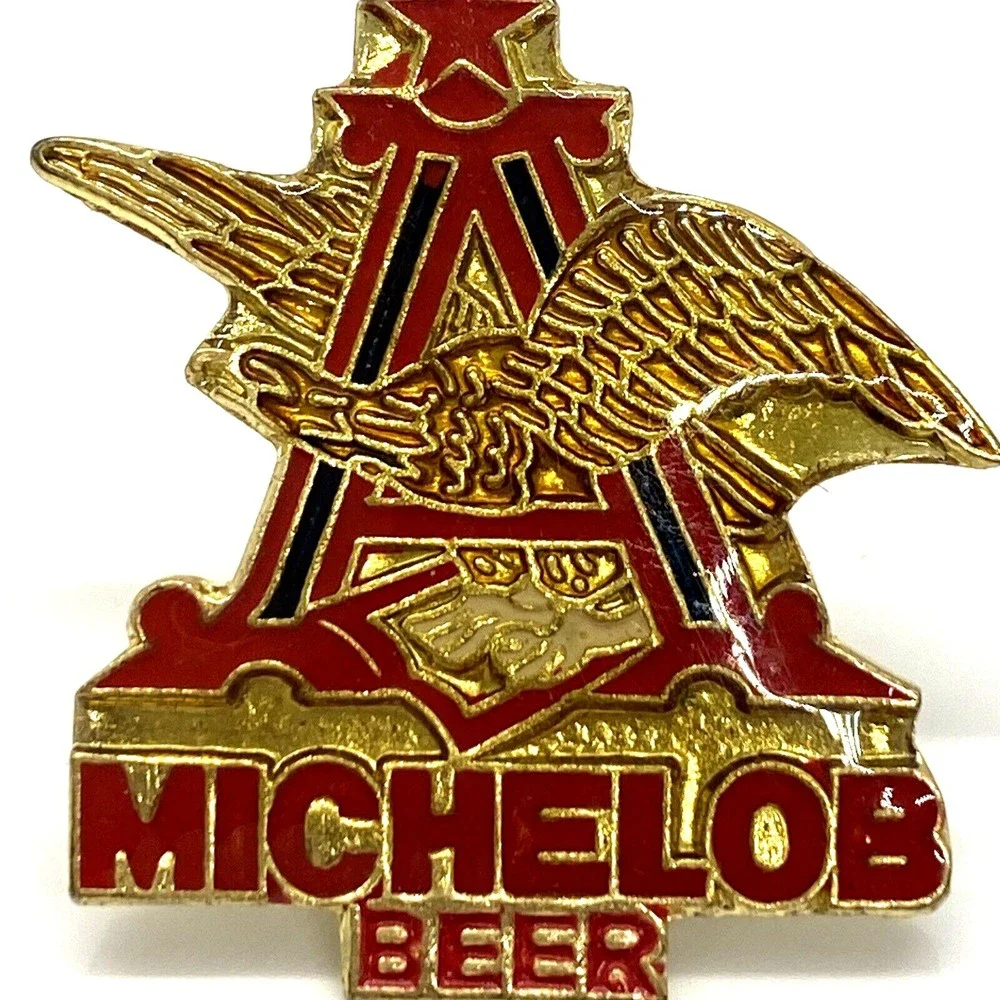 Michelob Beer Lapel pin Hat Best Pin Trucker Hat‎ Pin Tie Jacket Pin Rare 80's